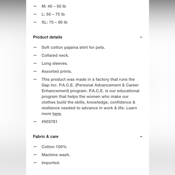 GAP Dog PJ shirt - Picture 2 of 2